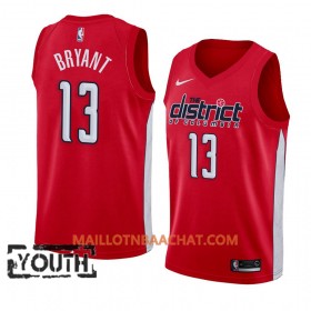 Maillot NBA Washington Wizards Thomas Bryant 13 2018-19 Nike Rouge Swingman - Enfant